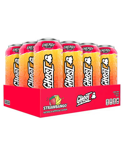 12 x Ghost Energy Strawbango - 500ml