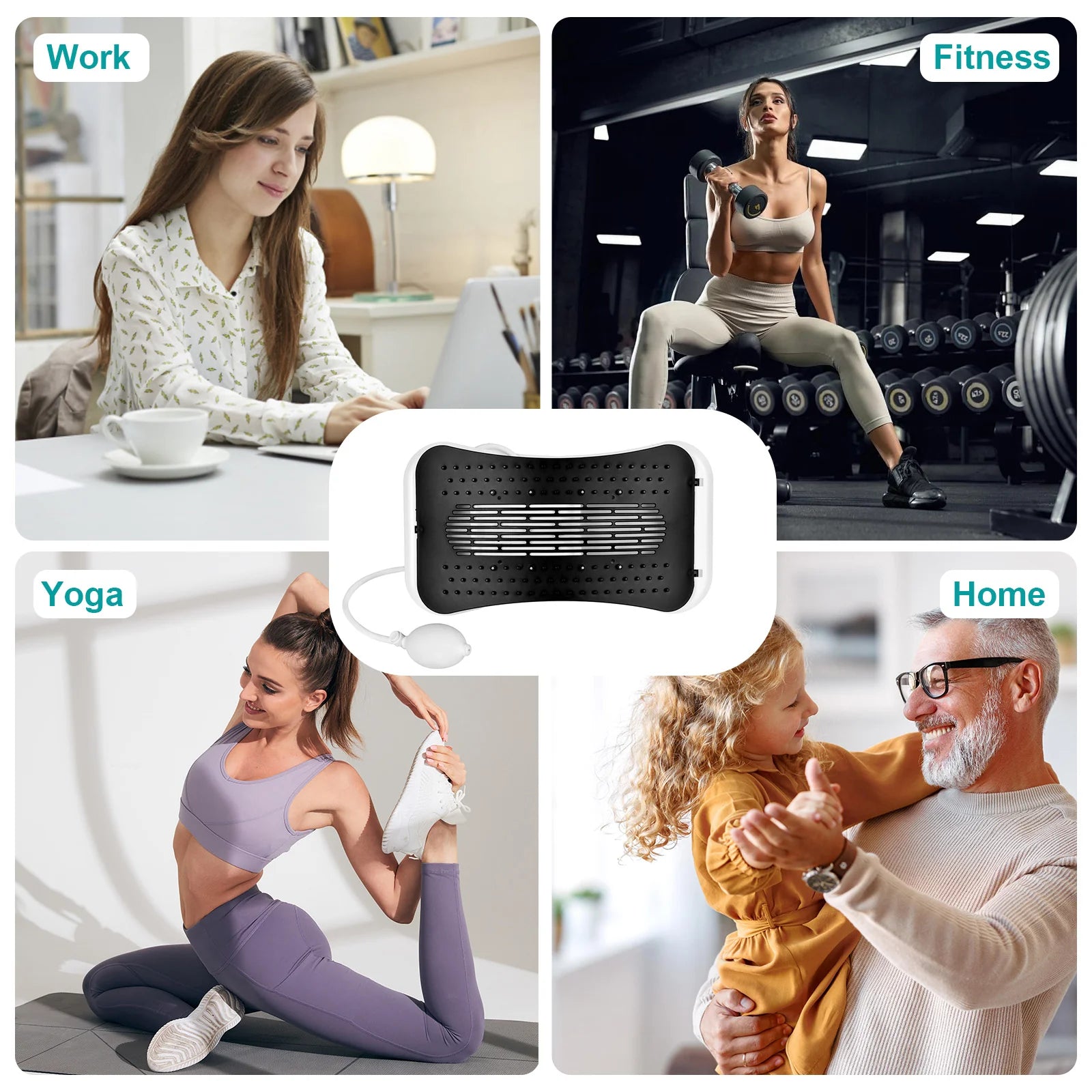 Adjustable Air Lumbar Spine Reliever