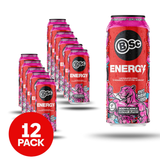 12 Pack x BSc Bodyscience Energy Drink 500mL - Berry Burst