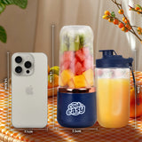 400ml USB-C Rechargeable Portable Juicer with Travel Lid
