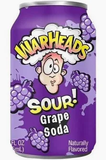 12 x Warheads Sour Grape Soda 355ml