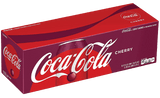 12 Pack x Cherry Coke Soda Can - 355ml