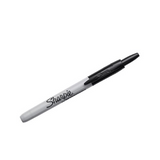 6 Pack x Sharpie Retractable Fine Point Permanent Marker - Black