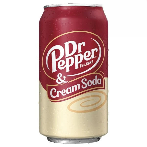 12 Pack x Dr Pepper Cream Soda - 355ml