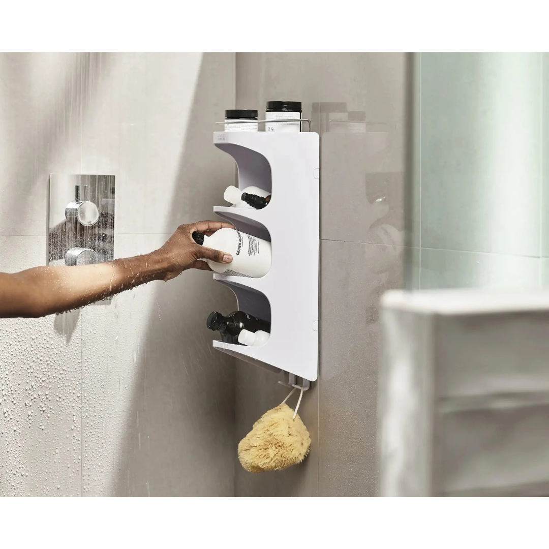 Joseph Joseph Capsule 4-Tier Shower Shelf - White