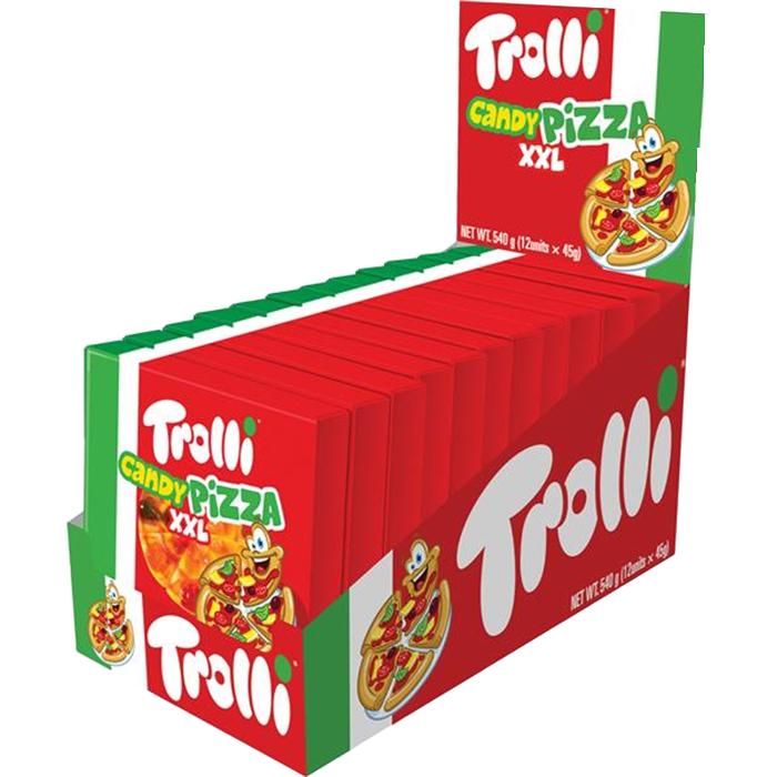 12 x Trolli Gummi Pizza XXL 45g