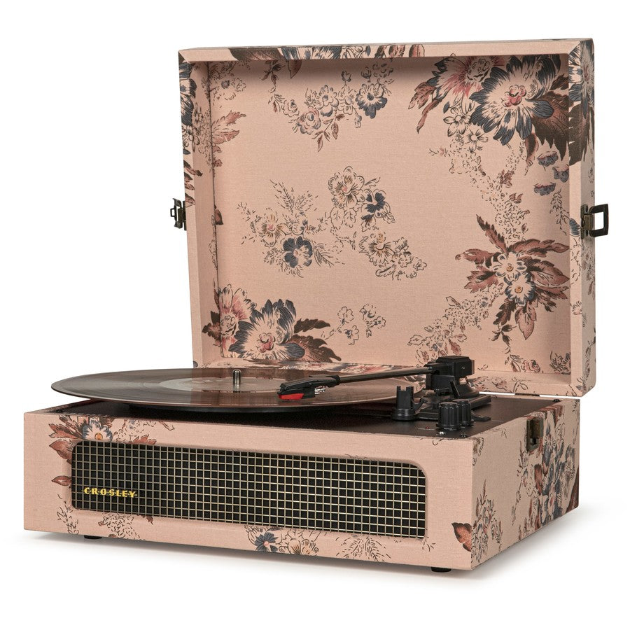 Refurbished Crosley Voyager Bluetooth Portable Turntable - Floral