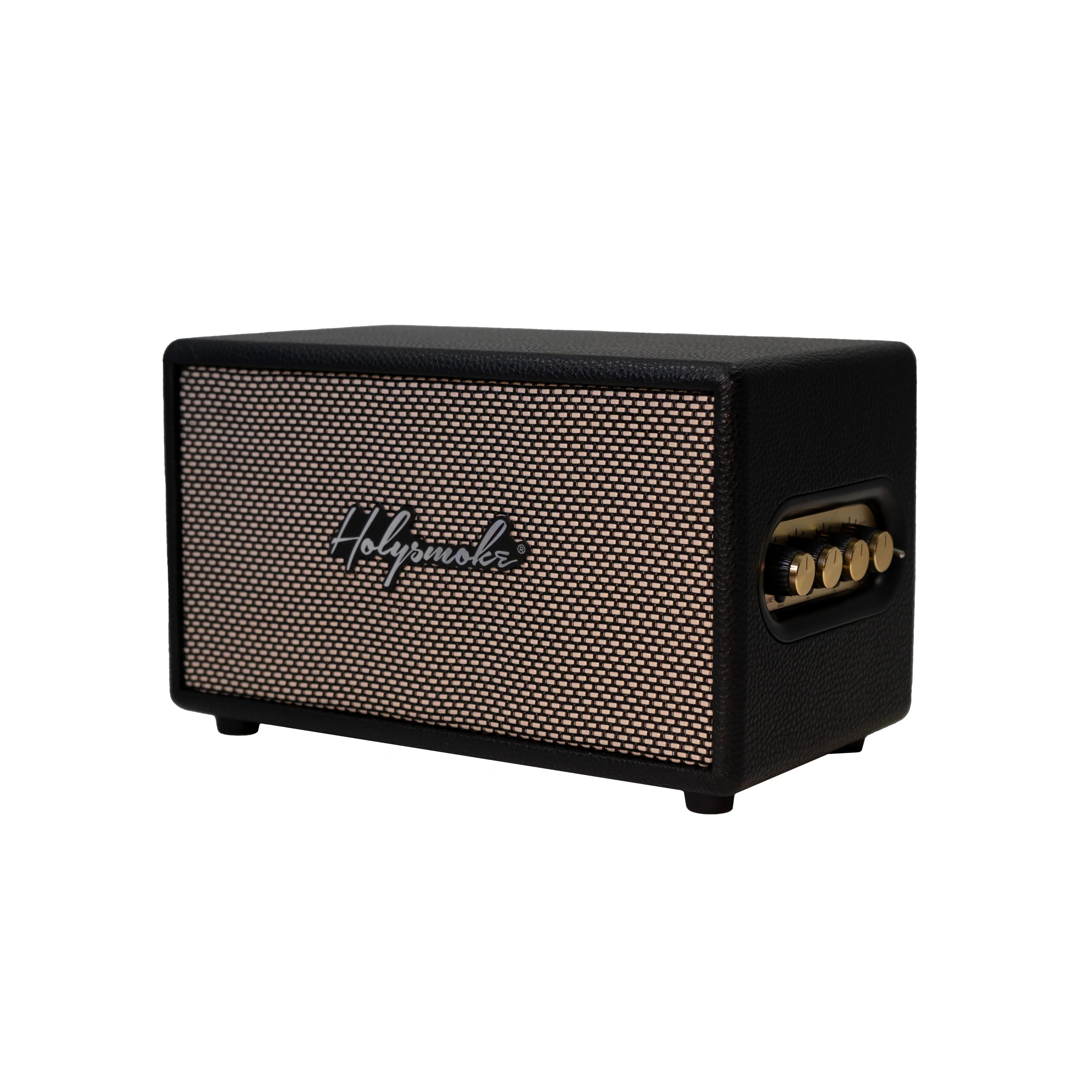 HolySmoke The Larry Retro Portable Bluetooth Speaker - Black - Damaged Box