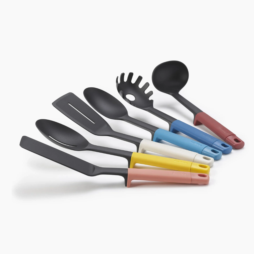 Joseph Joseph Elevate 6 Piece Utensil Set with Storage Stand - Multicolor