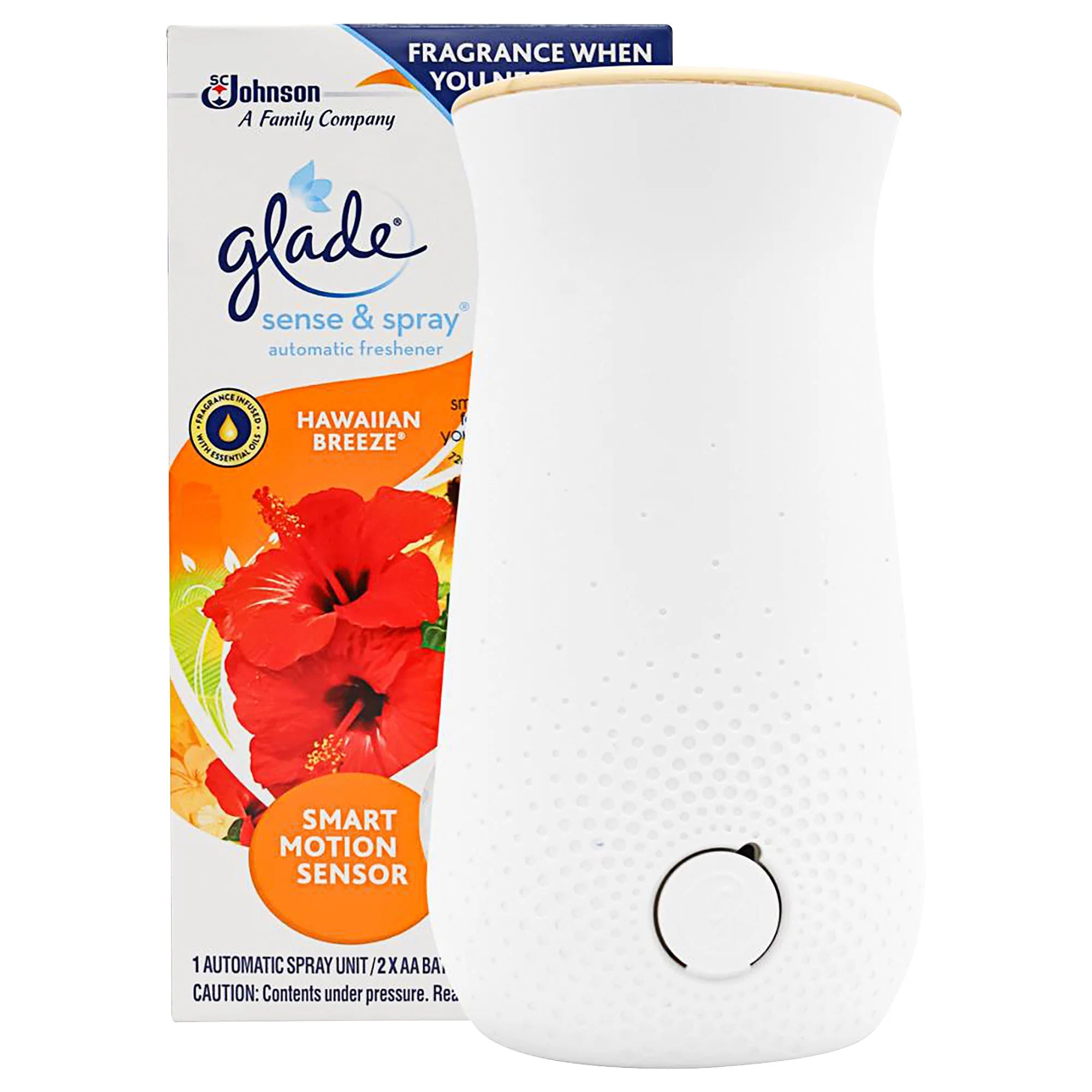 Glade Sense & Spray Automatic Air Freshener Hawaiian Breeze 12g