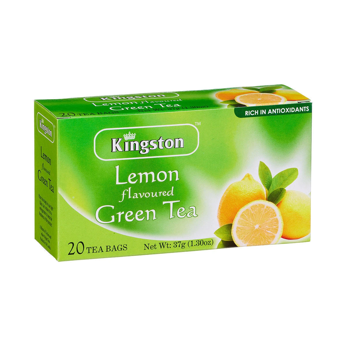 24 Pack x Kingston Lemon Flavoured Green Tea 20 Bags