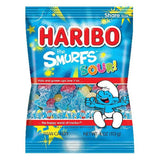 12 Pack x Haribo The Smurfs Sour Peg Bag 113g