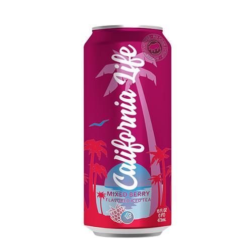 12 Pack x California Life Mixed Berry Iced Tea 473ml