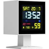 Newgate Monolith Lcd Alarm Clock White (Refurbished)