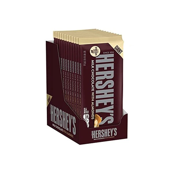 12 Pack x Hershey's Milk Chocolate Giant Bar 214g