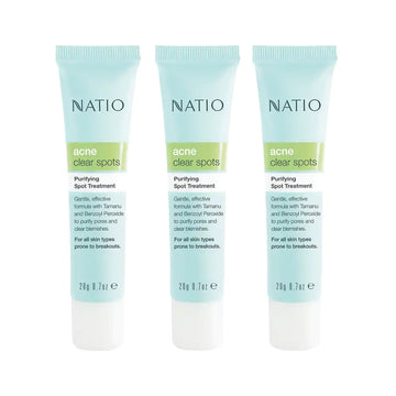 3 Pack x Natio Acne Clear Spots Purifying Spot Treatment 20g