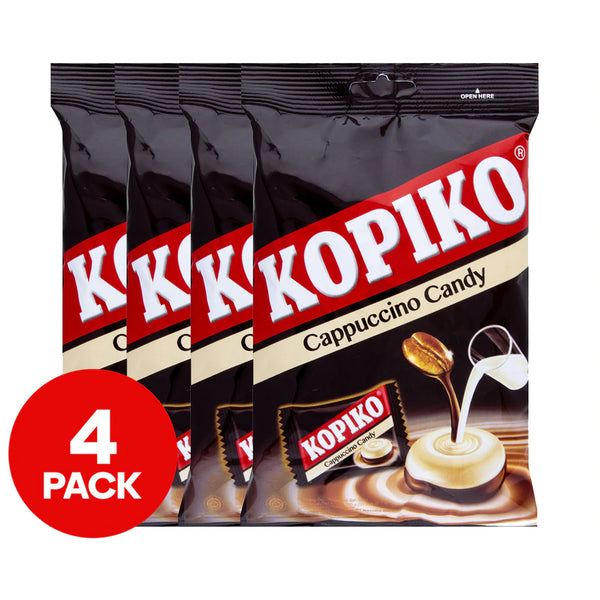 4 X Kopiko Coffee Candy Cappuccino 175g Smooth Sales