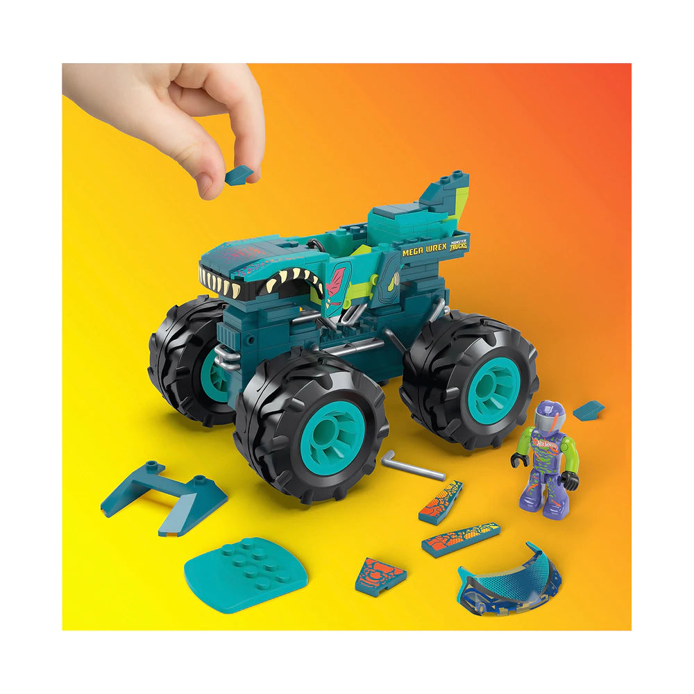 Hot Wheels Mega Construx Mega Wrex Monster Truck Building Set