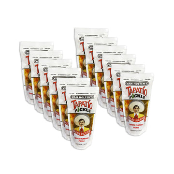 12 Pack x Van Holten's Jumbo Tapatio Pickle-In-A-Pouch