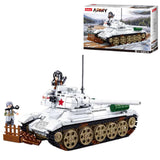 Sluban Army Building Blocks - Battle Of Budapest - Medium White Tank - 518 Piece