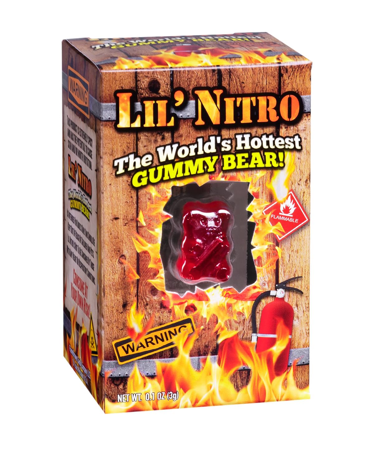 Lil' Nitro - The World's Hottest Gummy Bear 3g(0.1oz)