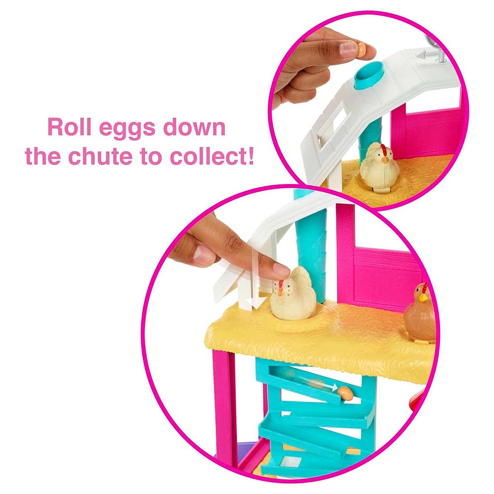 Barbie Hatch & Gather Egg Farm Doll Playset