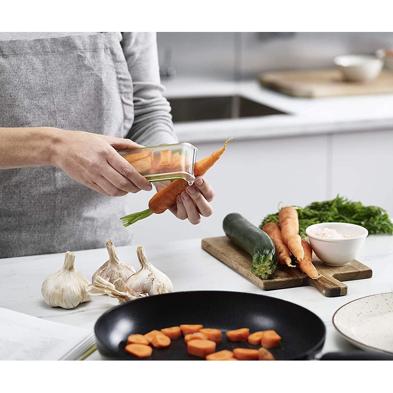 Joseph Joseph PeelStore Waste Collecting Peeler - Green