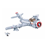 Sluban Model Bricks Building Blocks - MIG-15 Old Soviet Fighter Jet - 583 Piece