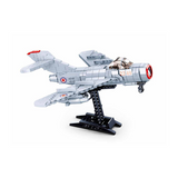 Sluban Model Bricks Building Blocks - MIG-15 Old Soviet Fighter Jet - 583 Piece
