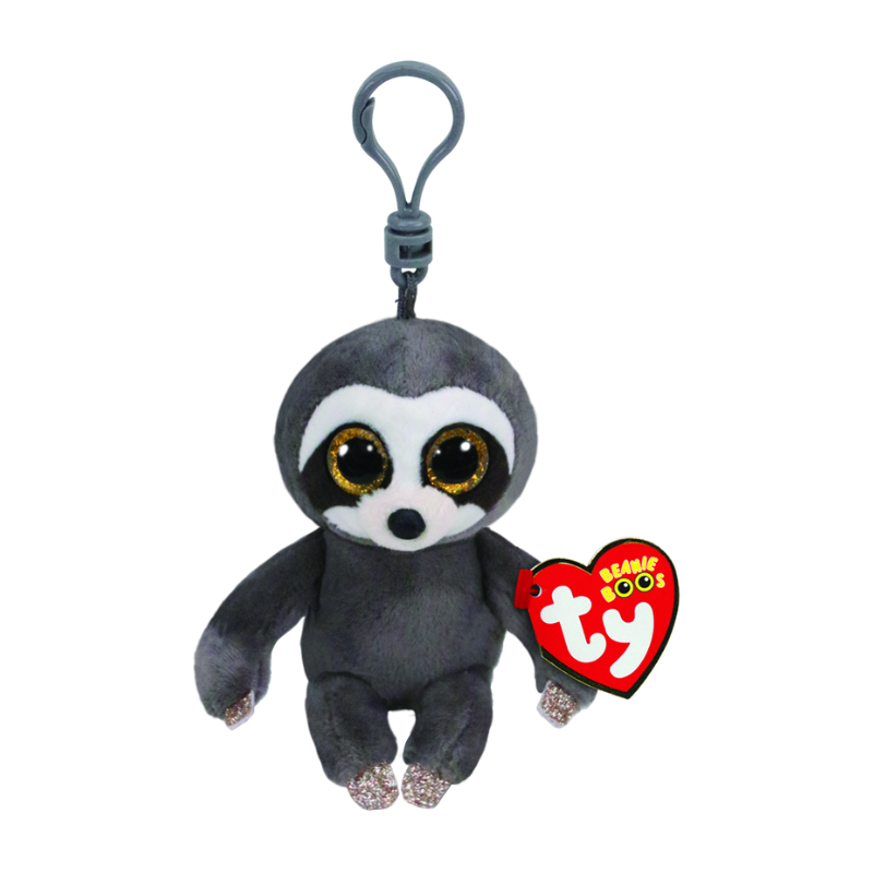 Ty Beanie Boos Dangler The Grey Sloth Clip