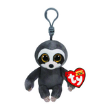 Ty Beanie Boos Dangler The Grey Sloth Clip