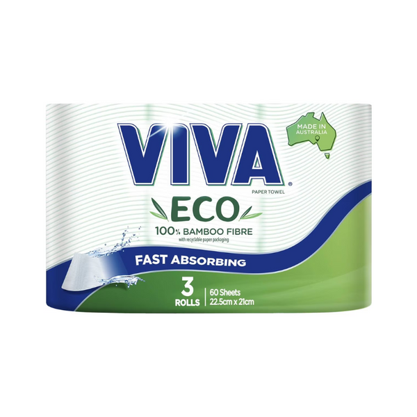 2 x VIVA Eco Paper Towel 3 Pack Smooth Sales