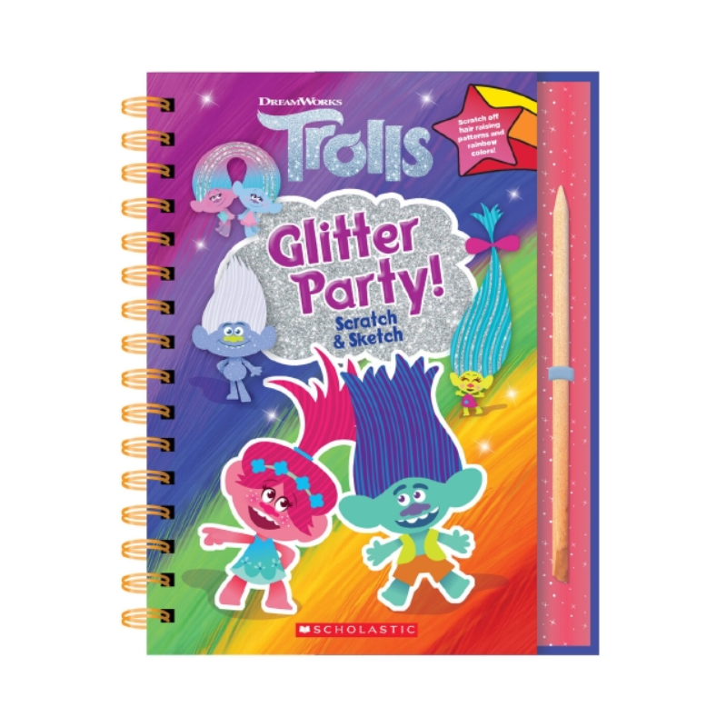 Trolls Glitter Party - Scratch & Sketch