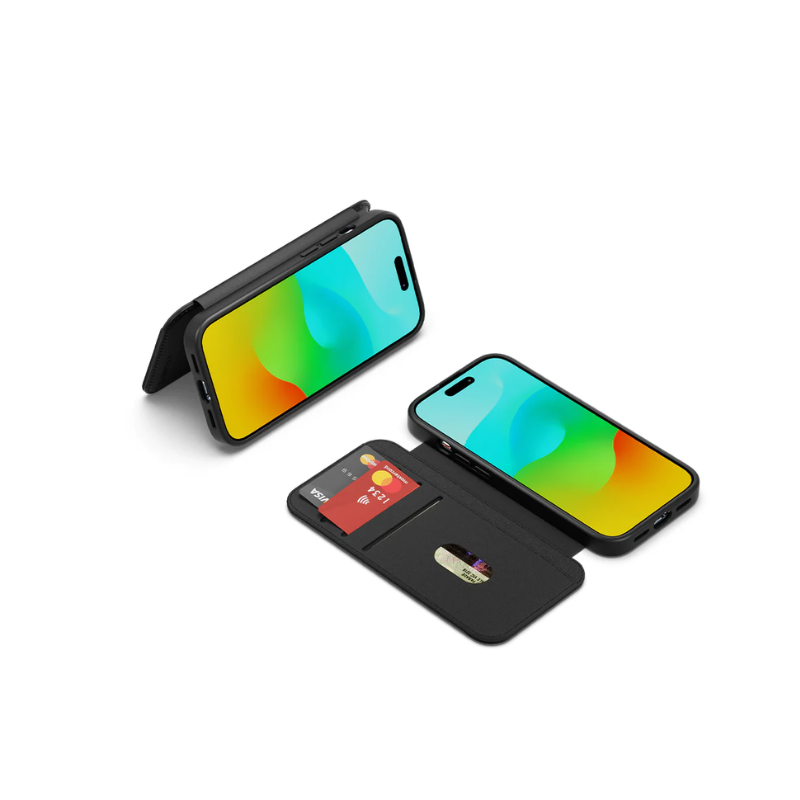 Cygnett Leather Magnetic Wallet Case for iPhone 15