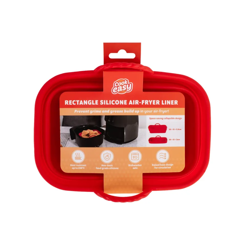 Cook Easy Rectangular Silicone Air-Fryer Liner