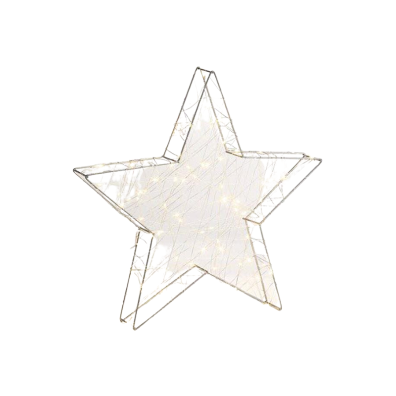Nice & Nifty Christmas Giant Wire Star Light Warm White