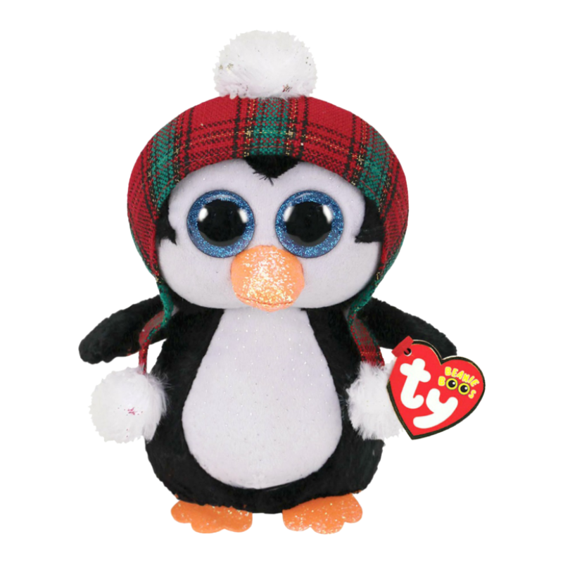 Ty Christmas Cheer The Penguin 6" Beanie Boo