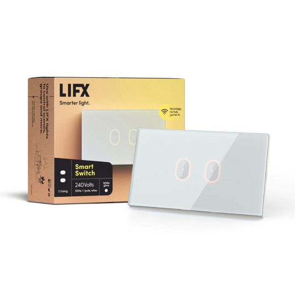 LIFX Smart Switch White 2 Button (2Gang) Smooth Sales
