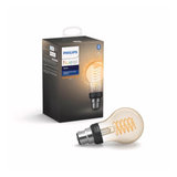 Philips Hue Vintage B22 A60 Single Filament Smart Bulb - White