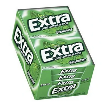 10 Pack x Wrigley's Extra Spearmint Gum 14.5g