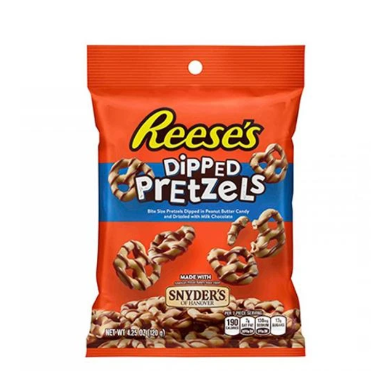 12 Pack x Reese's Dipped Pretzels - 120g