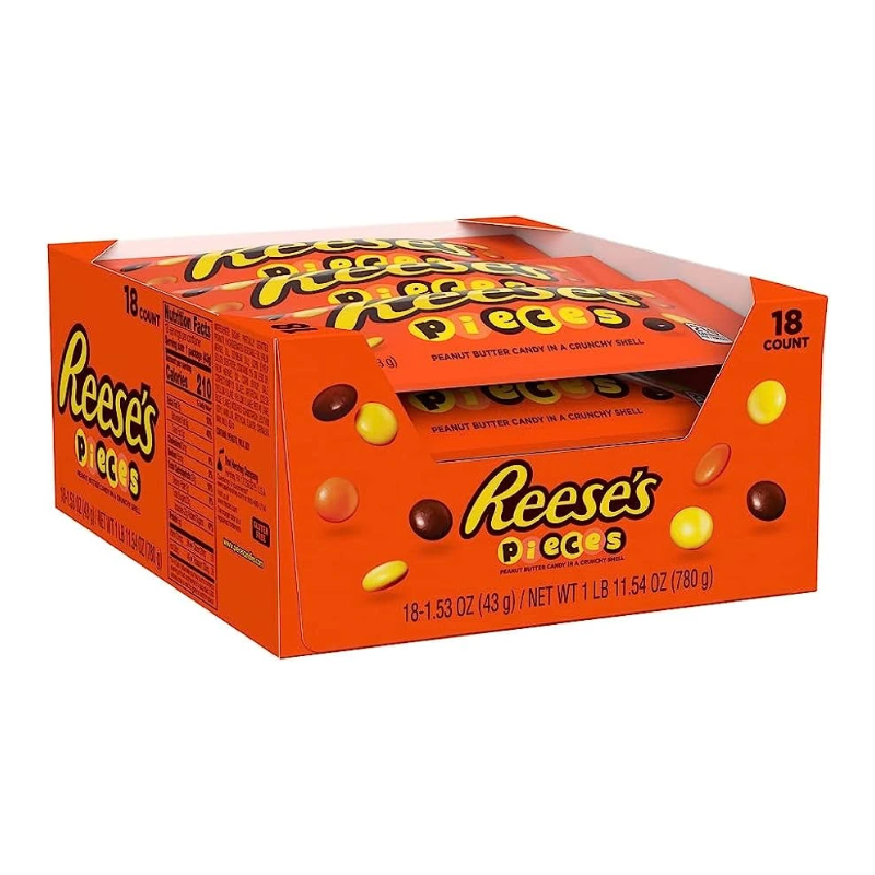 18 Pack x Reese's Pieces Candy - 43g