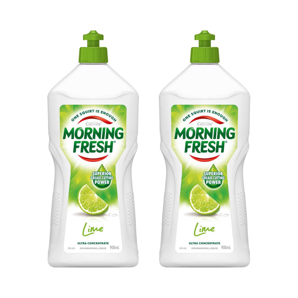 2 Pack x Morning Fresh Dishwashing Liquid Lime Fresh 900mL
