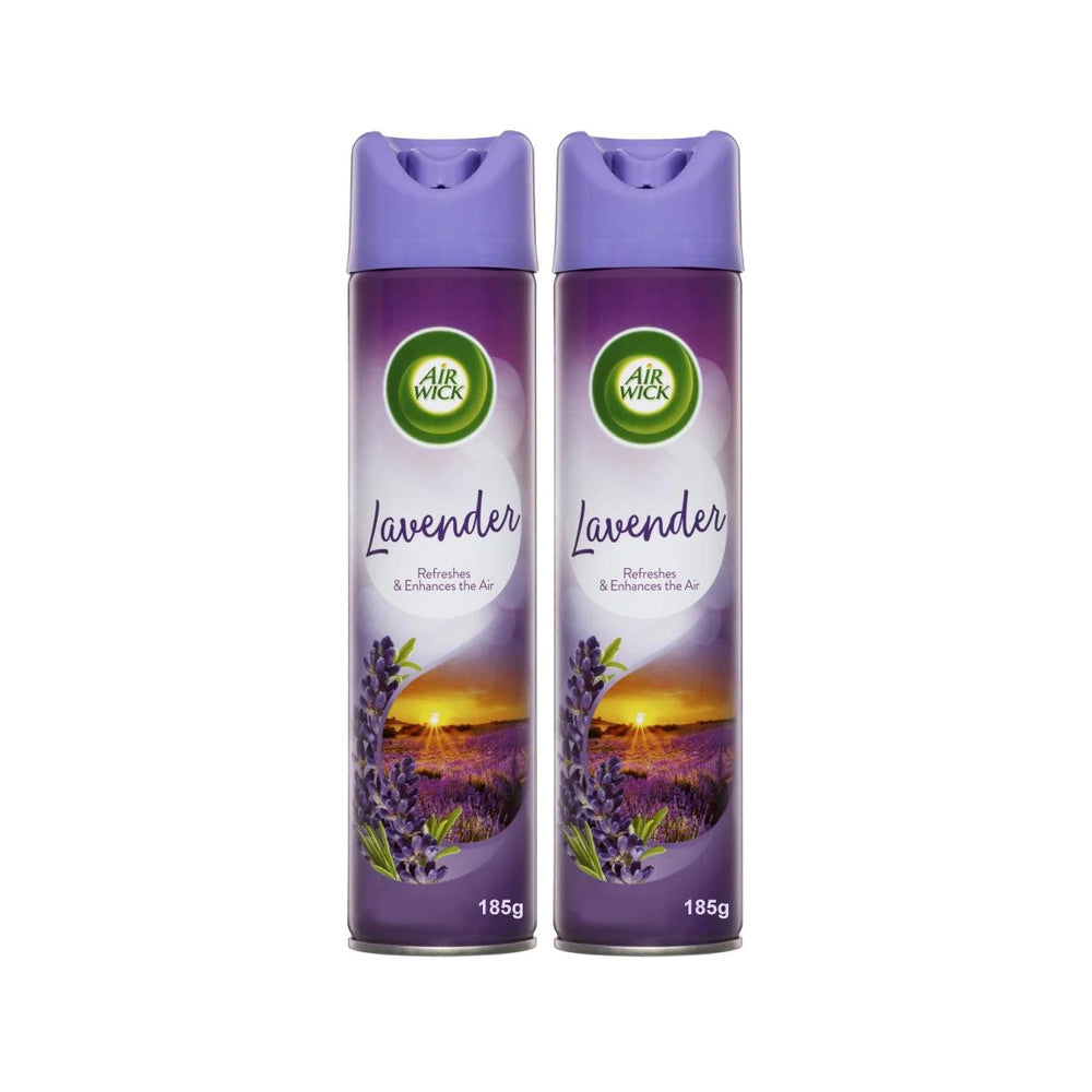 2 Pack x Air Wick Manual Spray Air Freshener Lavender 185g