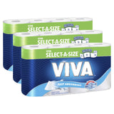 3 Pack x VIVA Select-A-Size Paper Towels 4pc