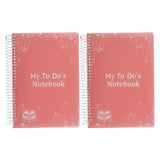2 Pack x Spirax P307A My To Do's A5 Notebook