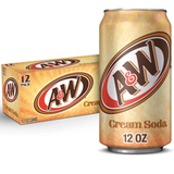 12 Pack x A&W Cream Soda- 355ml