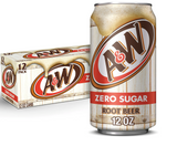 12 Pack x A&W Root Beer Zero Sugar - 355ml