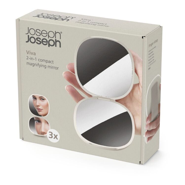 Joseph Joseph Viva 2-in-1 Compact Magnifying Mirror