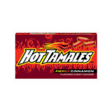 12 Pack x Hot Tamales Fierce Cinnamon Flavoured Chewy Candies 141g
